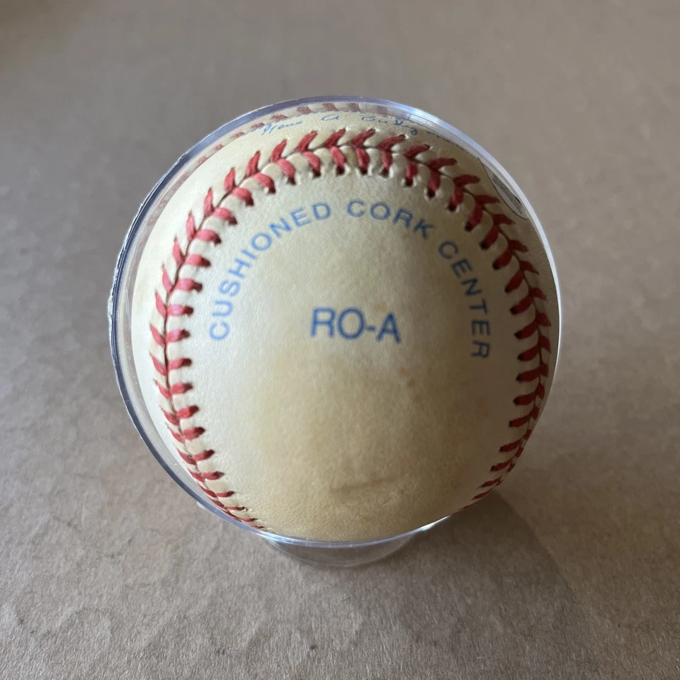 HANK BAUER SIGNED AMERICAN LEAGUE BASEBALL “7 W.S. CHAMPS” INSCRIPTION JSA MJR - Image 2 of 4