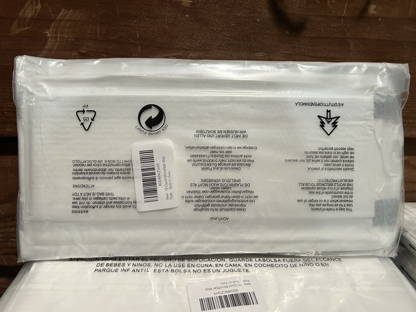 160 Lot Of 16 (10 Count) New Unbranded Microfiber Mop Pads