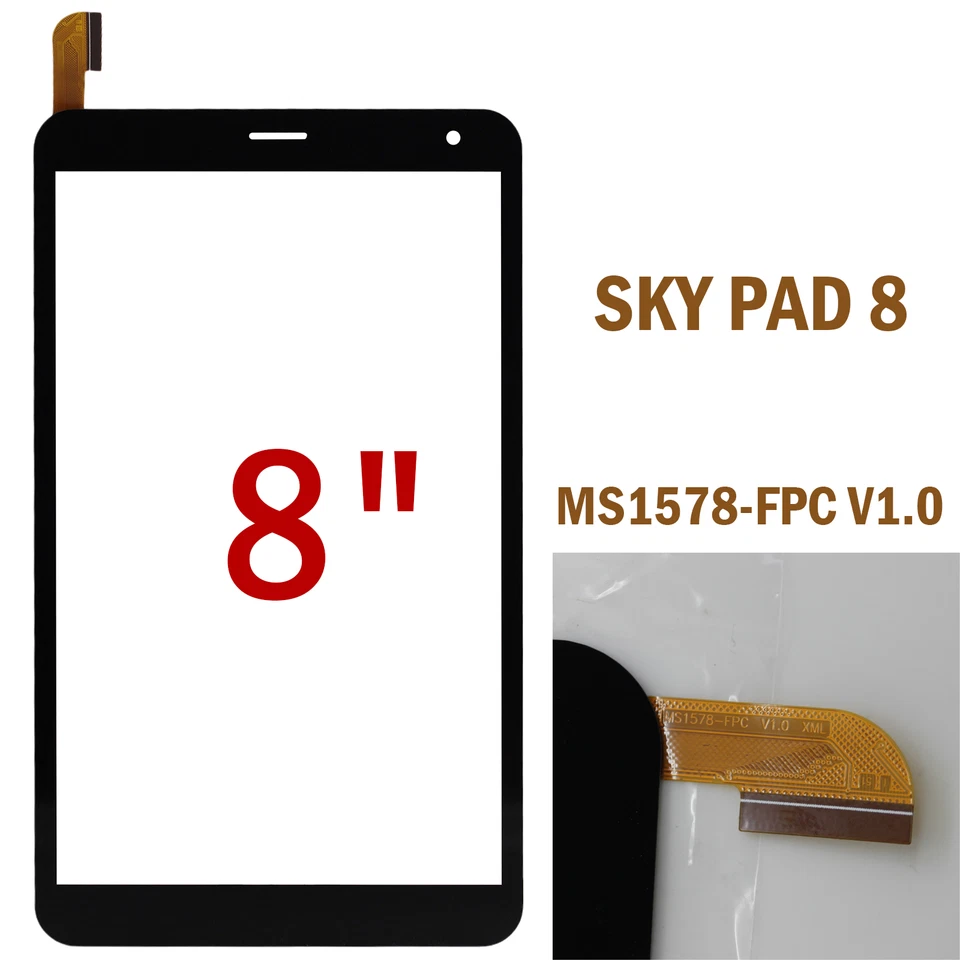 Digitizer Touch Screen Panel For Sky Devices SKY PAD 8 / 8 Pro / PAD 10 / 10 Max - Image 2 of 4