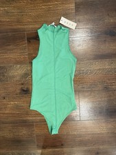 NWT Gaze DTLA Brand Emerald Racerback Bodysui...
