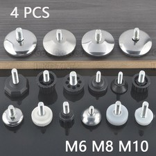 Leveling Machine Furniture Feet M6 M8 M10 Screw in Height Adjustable Stainless