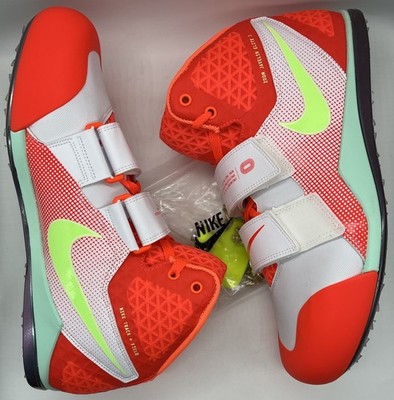 Nike Mens Zoom Javelin Elite 3 Bright Crimson Lime Blast FZ9626-100 Size 11 NWOB