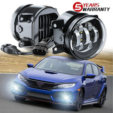 PAIR Front Bumper Led Fog Light Driving Lamp For Honda Civic 2016 2017 2026 new