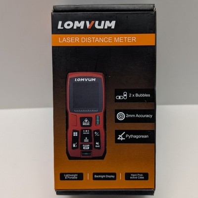 Lomvum Laser Distance Meter 2mm Accuracy Model No. LV-120M