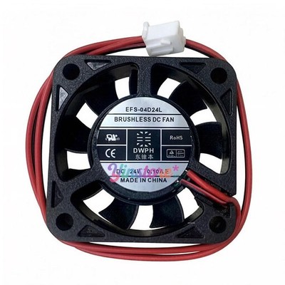1 Pc. New EFS-04D24L Brushless Cooling Fan 4010 DC24V 0.10A 4CM 2Pin