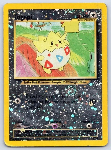Togepi 4/18 Southern Islands Reverse Holo Pokemon HP