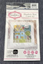 The Stamps of Life SHADOW BOX Card A2 New Home Moving Announcement Housewarming