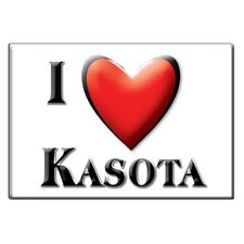 Kasota, Le Sueur County, Minnesota - Fridge Magnet I Love Souvenir Usa Gift