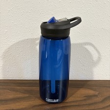 CamelBak Eddy Bite Valve Straw Tritan Renew Water Bottle 25oz Blue BPA Free