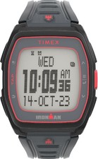 Men's Timex Digital Ironman T300 42mm Gray Silicone Strap TW5M62600