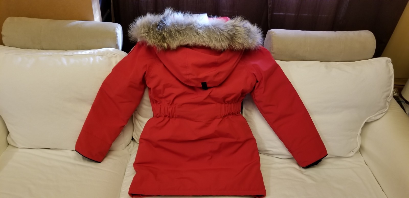 BRAND NEW LATEST GREY LABEL RED CANADA GOOSE TRILLIUM SMALL ARCTIC PARKA JACKET image 10