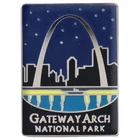 Gateway Arch National Park Enamel Lapel Pin - St. Louis Missouri Travel Souvenir