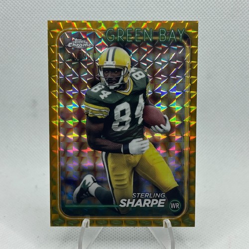 STERLING SHARPE 2024 Topps Chrome Gold Geometric Refractor /50