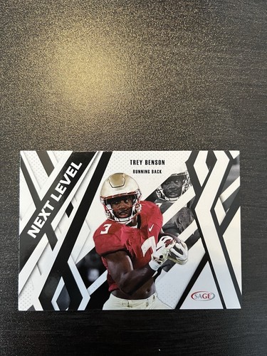 Image showcasing 2024 Sage Football Trey Benson Next Level RC # 88 | eBay