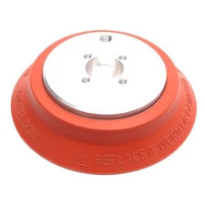 Anver SSR-56-SI Silicone Vacuum Suction Cup, ø5.56in Cup, ø3.31in Base, NPT1/8