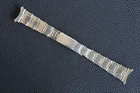 VINTAGE 19mm RIVETTED Stainless Steel Bracelet Curved Ends Fits OMEGA ROLEX YEMA