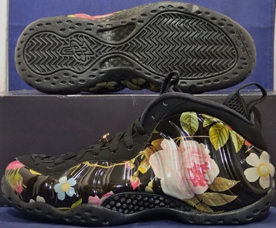 black floral foamposite