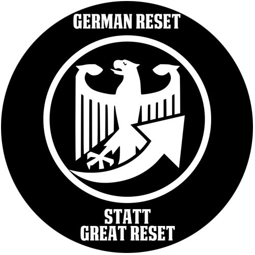 German Reset statt Great Reset Button Anstecker Aufkleber Flaschenöffn Spiegel - Bild 5 von 5