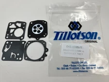 GENUINE TILLOTSON DG-5HS/T DIAPHRAGM AND GASKET SET FOR HUSQVARNA MAQUITA  DOLM