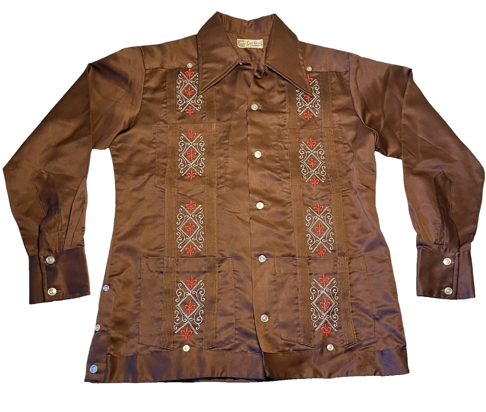 Synthetic Original Vintage Casual Shirts for Men