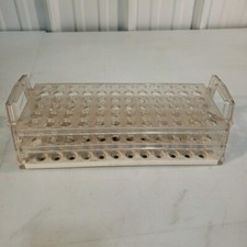 Nalgene Test Tube Microcentrifuge Rack 72 Well 6x12 Plastic Polypropylene 