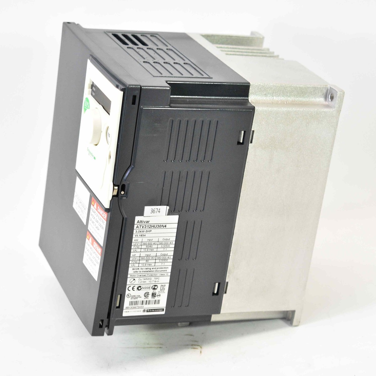Schneider Altivar ATV312HU30N4 3,0kW 3HP -used- | eBay Schneider Altivar ATV312HU30N4 3,0kW 3HP -used- | eBay