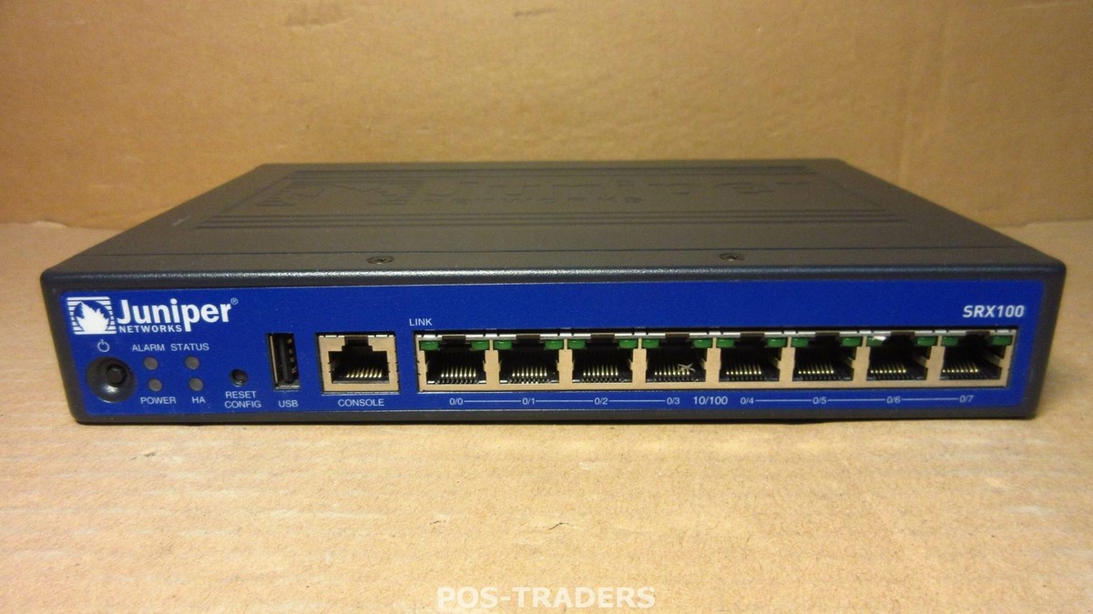 Juniper SRX100H 8-Ports Service Gateway Network Security Router