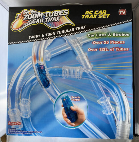 Race track Zoom Tubes RC Car  Zoom Tubes RC Car Trax Set Zoom Racer With Remote  - Picture 1 of 4