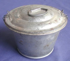 Vintage Fisko Bundt Baking Cake Metal Tin Camp Camping Pot Made in West Germany