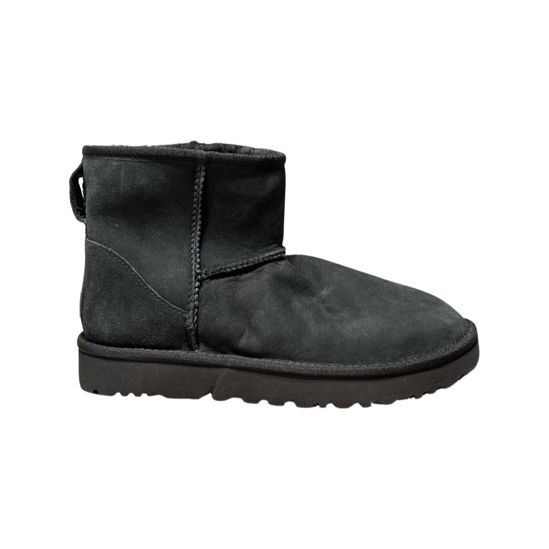 UGG Women's Classic Mini II Black Ankle Boots 1016222 W | eBay