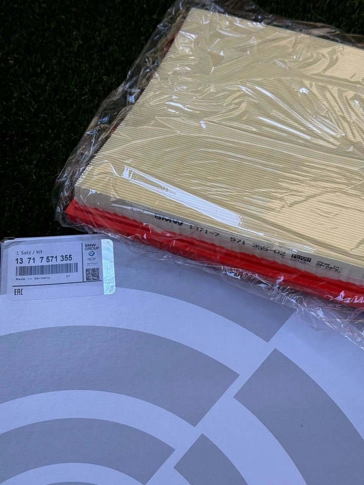 全新 适用于宝马 E70 E71 F01 F02 F07 F15 X5 F16 X6 F25 X3 F26 空气过滤器 13717571355 — 第 3/4 张图片