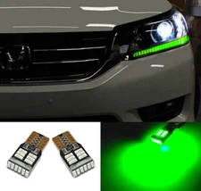 Pure Green LED Light Bulbs For 2015-2020 Subaru WRX Boomerang Parking C-Lights
