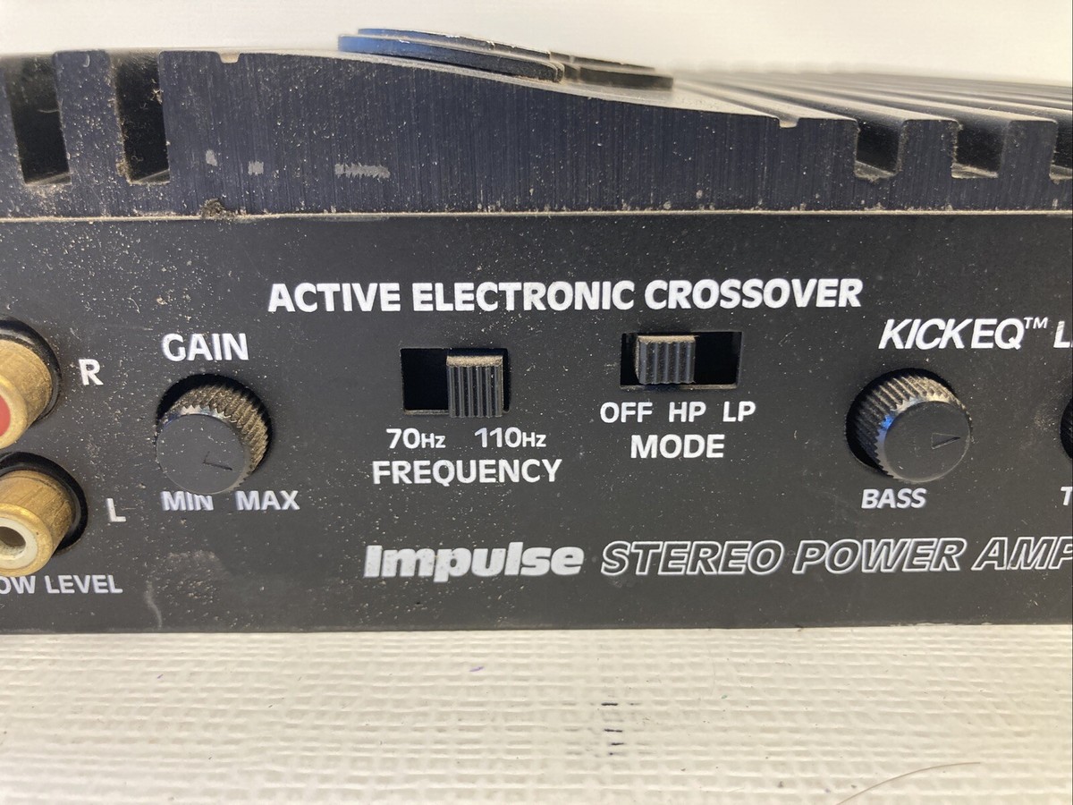 Kicker Impulse 352xi Amp 2 Channel Car Audio Vintage Untested | eBay