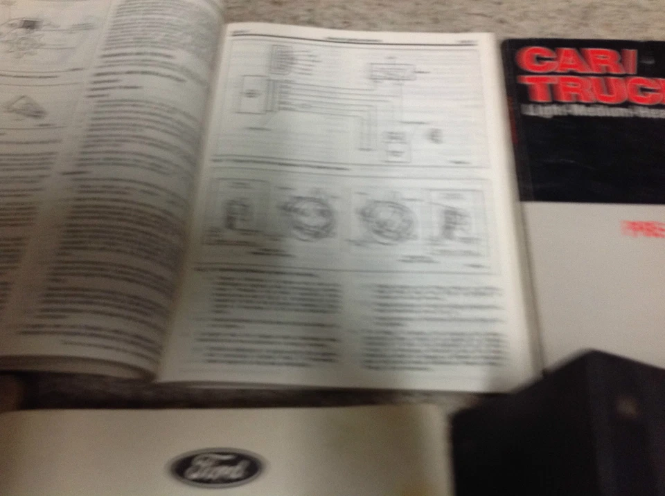 Ford F-150 1987 F250 F-250 350 Bronco camión taller de servicio conjunto manual de reparación Foto 4 de 4