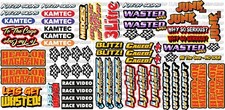 V1   FILLER SHEET Banger stock car Mardave Kamtec RC stickers decals vinyls