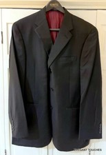 Austin Reed Black Sports Jacket Mens 42 R Wool Blend Suit Coat Dilliard's Blazer