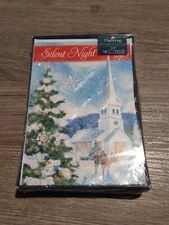 Vintage Day Spring Silent Night Christian Collection Christmas Card
