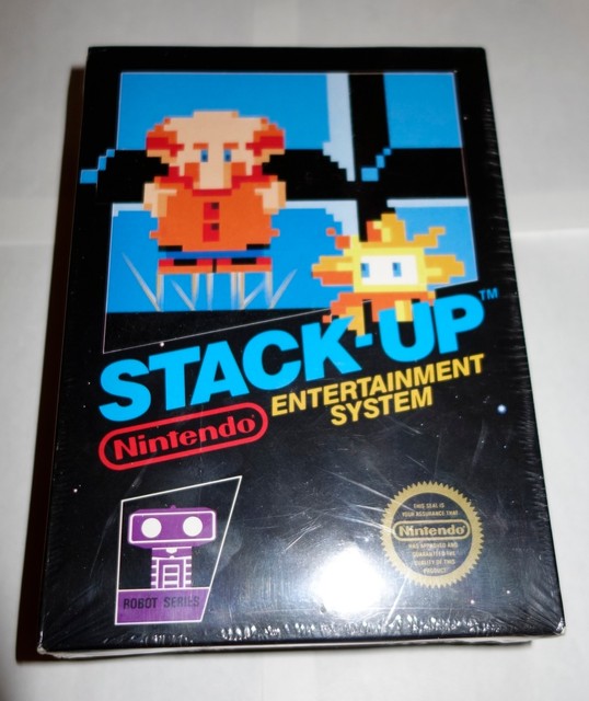 Stack-Up (Nintendo Entertainment System NEW, 1985) NEW Factory Sealed