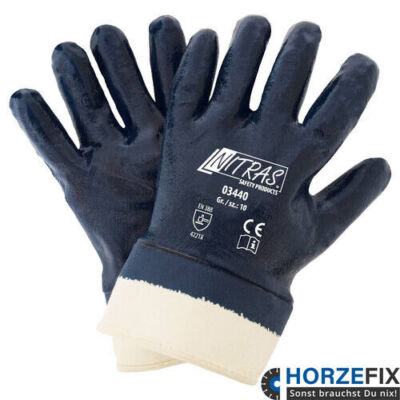 Nitras 03440 Nitrilhandschuhe Arbeitshandschuhe Handschuhe mit Stulpe 144 Paar
