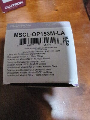 Lutron MSCL-OP153M-LA Maestro Multi-Location Sensor with C L Dimmer 120V - 150W