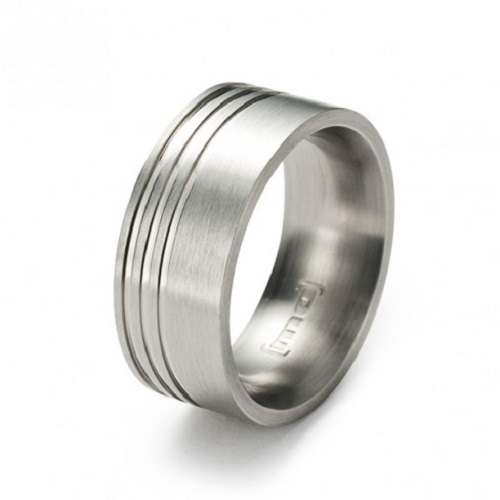 Anillo acero inoxidable Monomania 25071 tallas 10,11,12,13,14,16,17, 18 a elegir - Photo 1 sur 4