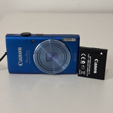 Canon PowerShot ELPH 115 IS Blue Digital Camera w Batt, TESTED MINT