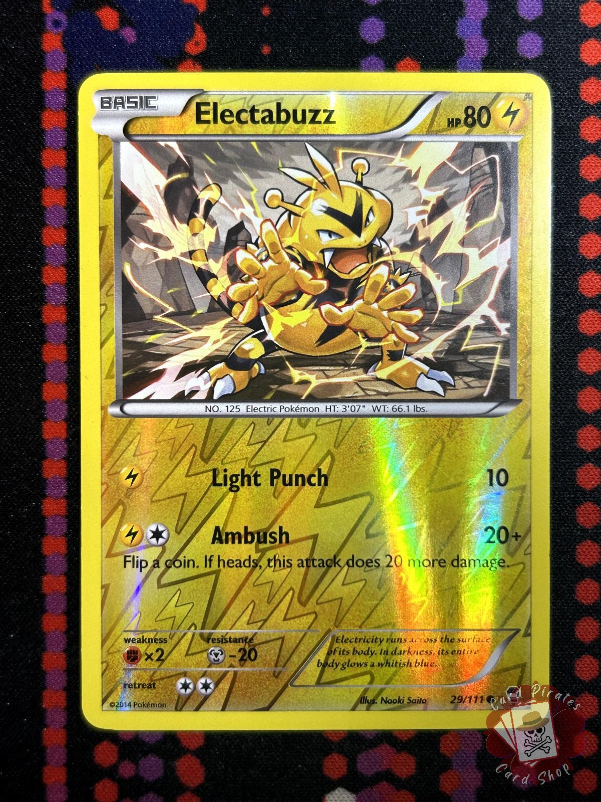 Electabuzz 29/111 Common Furious Fists Pokemon Near Mint