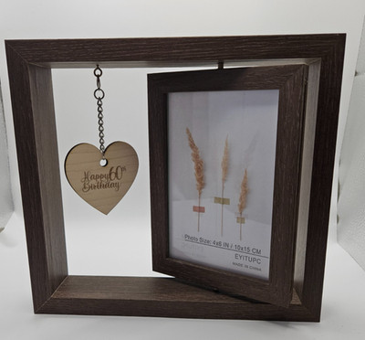 Personalisierter Bilderrahmen Geburtstag - 18. 21. 30. 40. 50. 60. 70. - Geschenk