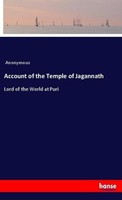 Account Of The Temple Of Jagannath Anonymous