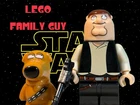 LEGO Family Guy Custom Peter Griffin Minifigure Star Wars Crossover Pieces