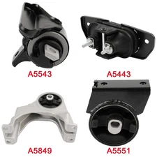 4x Engine Motor Mount Transmission Mount For Cadillac CTS 2008-2015 Auto Trans