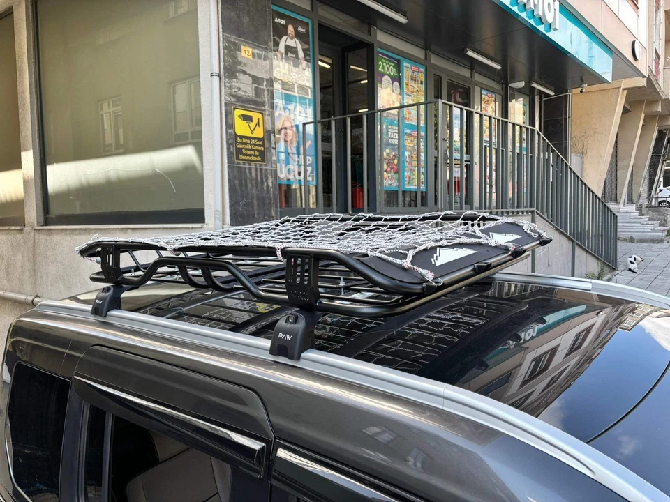 Barras transversales de techo para Ford Transit Connect (2013-2023), plateadas Foto 4 de 4