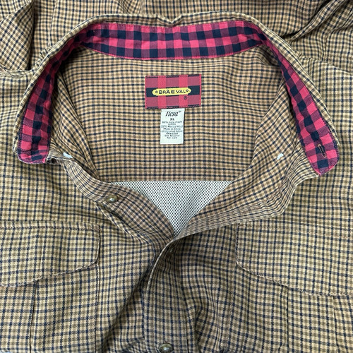Braeval Paddock Tiera Fabric Elbow Patches Check Outdoors Sporting Shirt XL - Picture 11 of 18