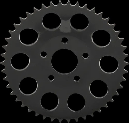Drag Black 46T Rear Wheel Sprocket 0.46in Offset HD Heritage Springer 97-99